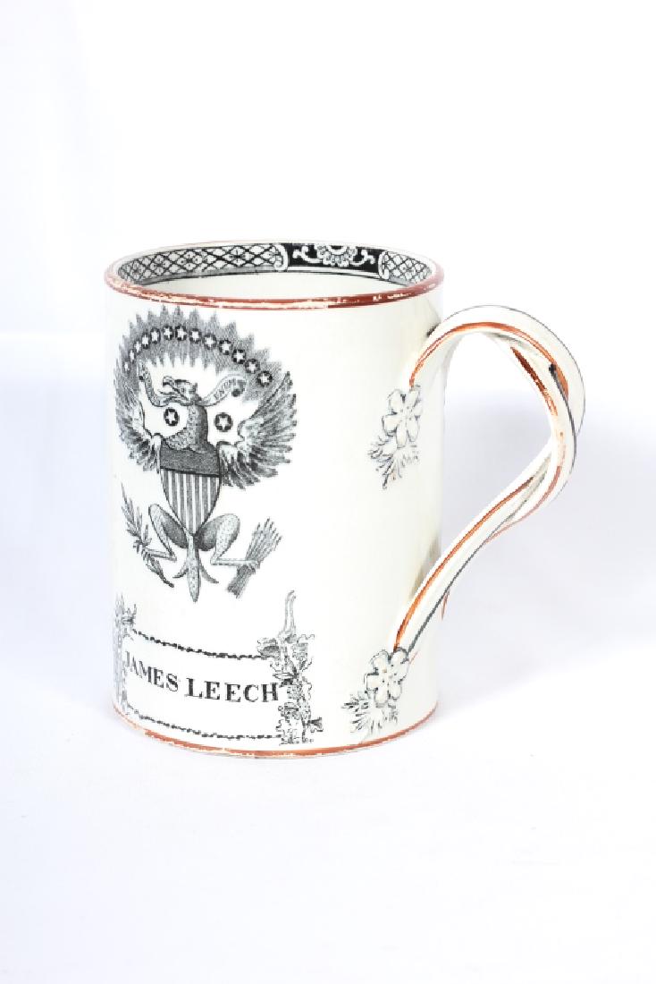 British Staffordshire Creamware Mug (1 of 2)