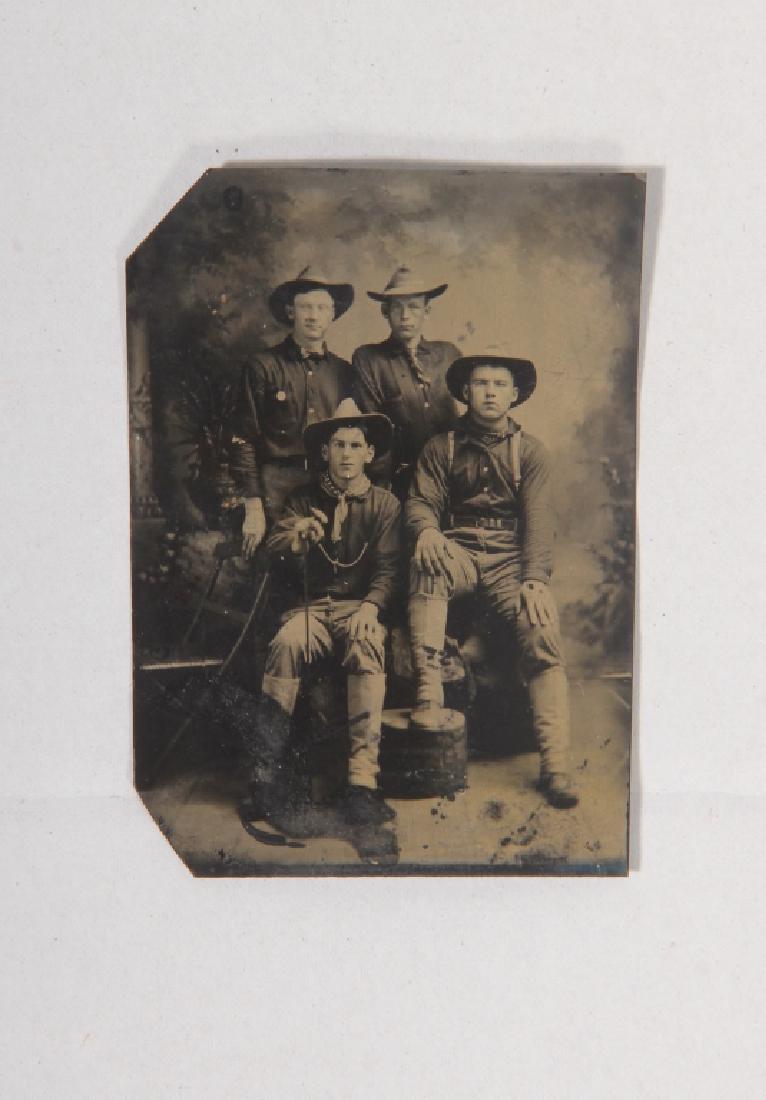 Antique American Tintype of Western Gentleman (1 of 1)