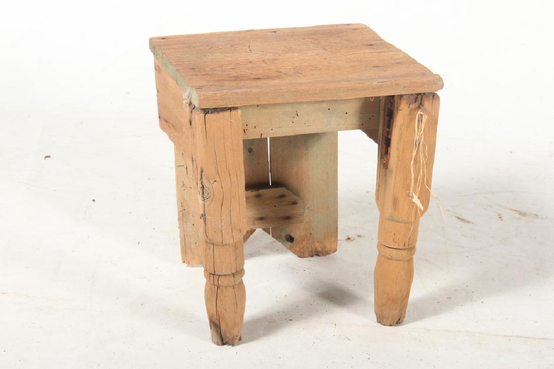 Antique Primitive Backcountry Stool (1 of 3)