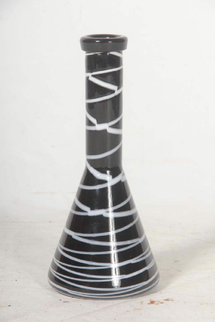 Antique Blown & Decorated Glass Vase or Beaker (1 of 2)