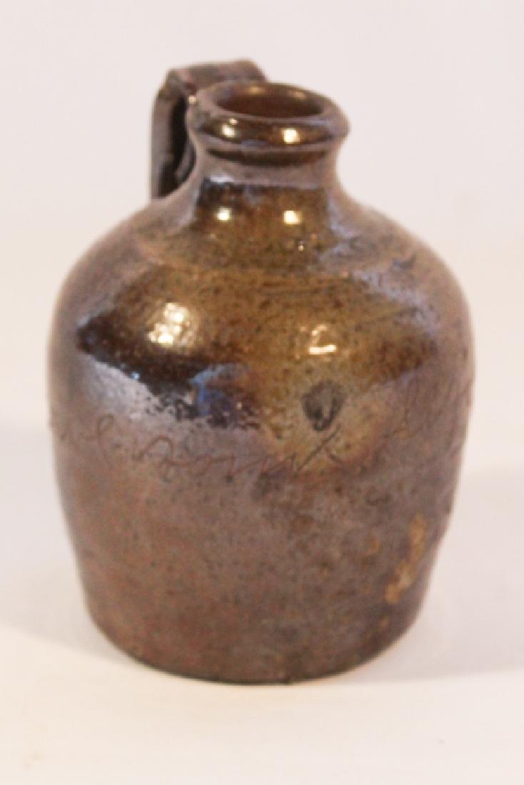Inscribed Southern Salt Glazed Stoneware Jug (1 of 4)