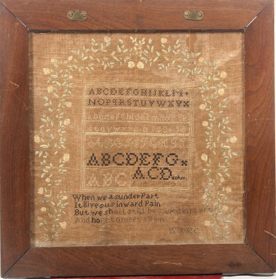 American Girlhood Needlepoint Pictorial Sampler (1 of 1)