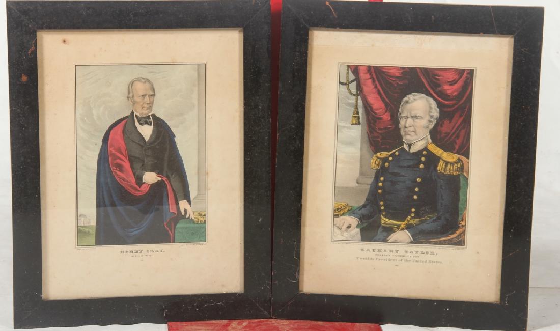 Two Hand Colored Lithographs by N. Currier (1 of 1)