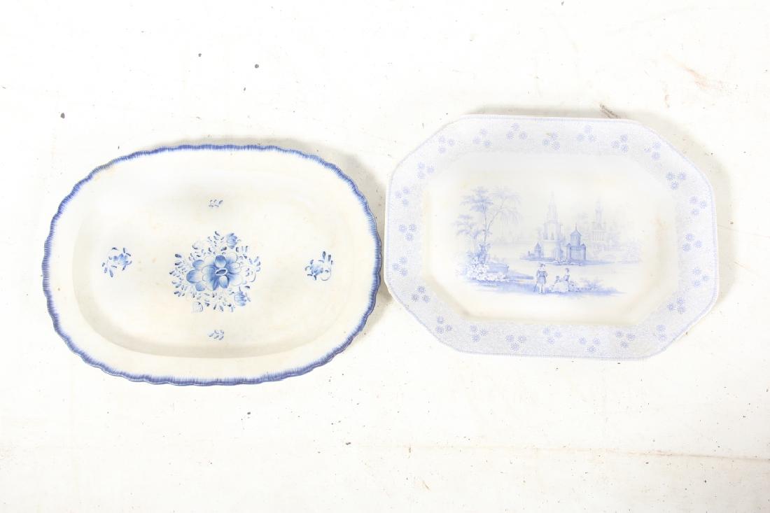 Two Antique Ironstone Serving Platters (1 of 1)
