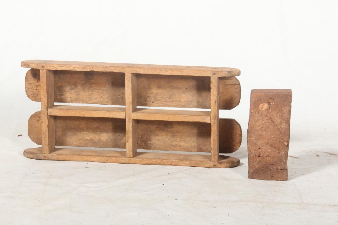 Antique Wood Stoneware Brick Mold (1 of 1)