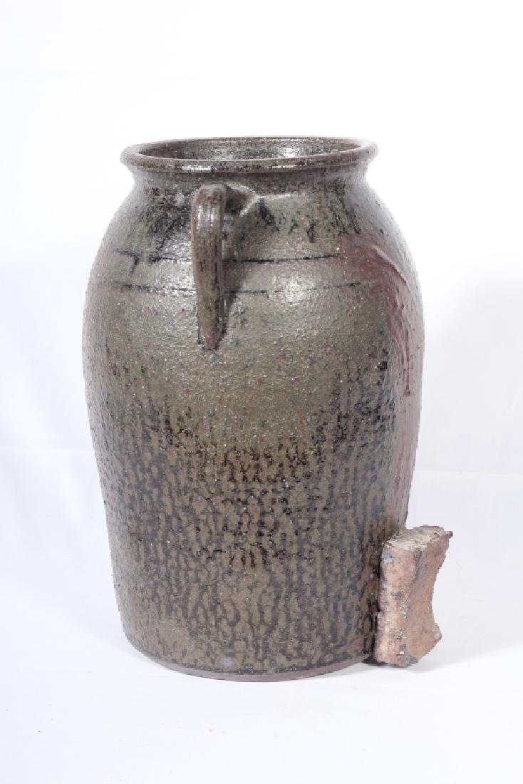 Stoneware Churn Attributed to Lanier Meaders (1 of 2)
