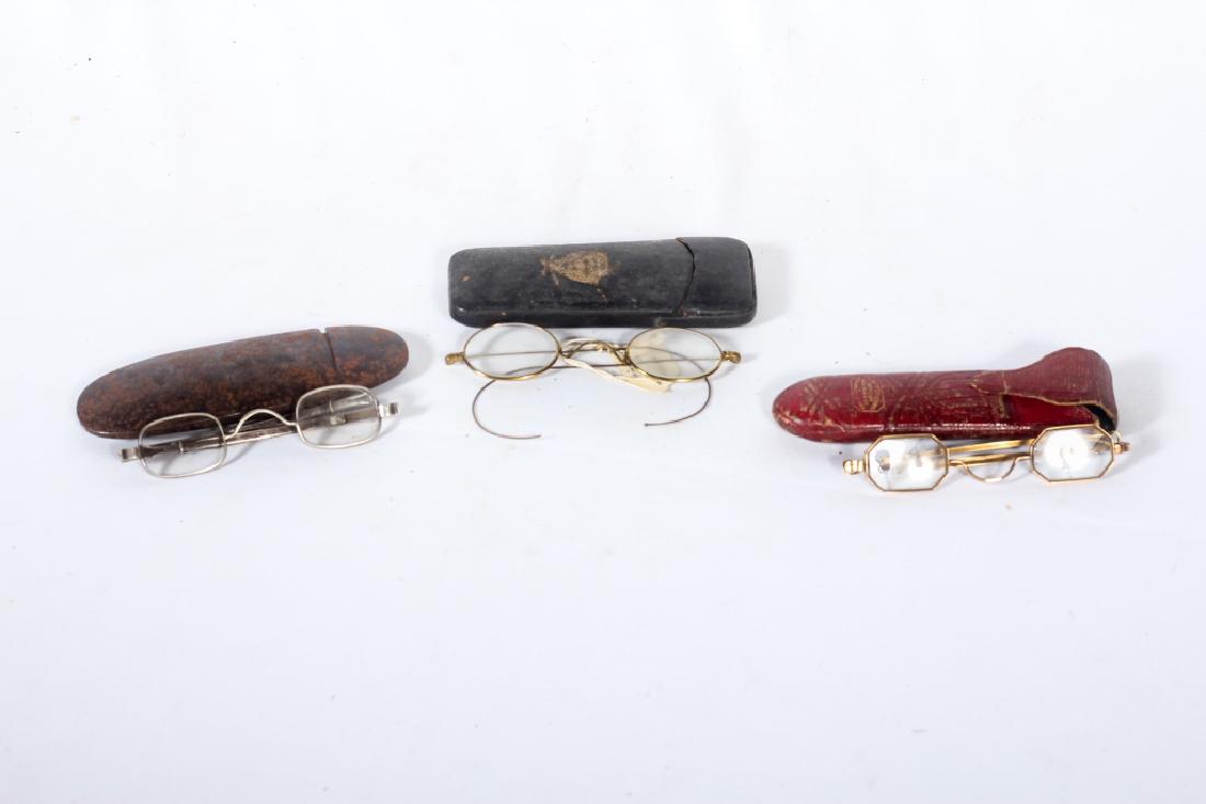 Collection Three Antique Cased Spectacles (1 of 10)