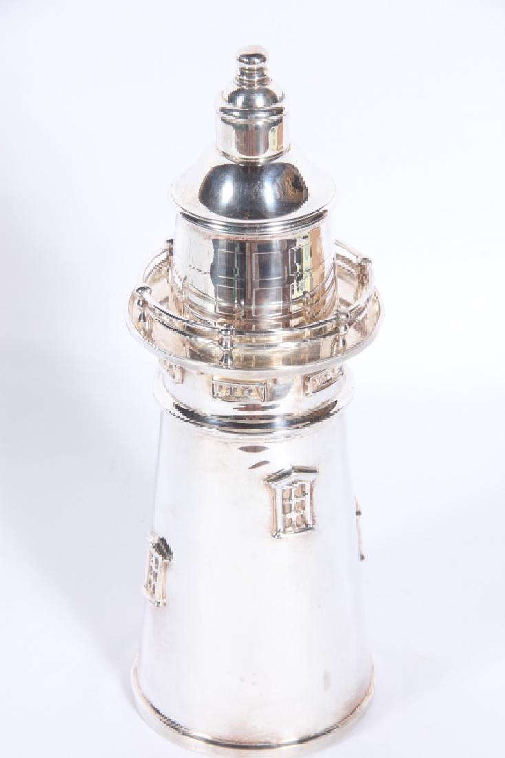 Silver Plate Figural Martini Shaker (1 of 2)