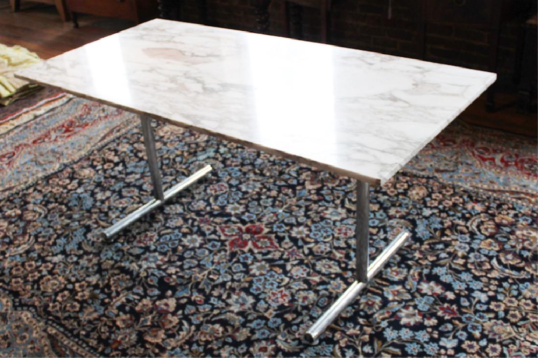 Mid Century Marble Top & Chrome Desk by Stendig (1 of 3)