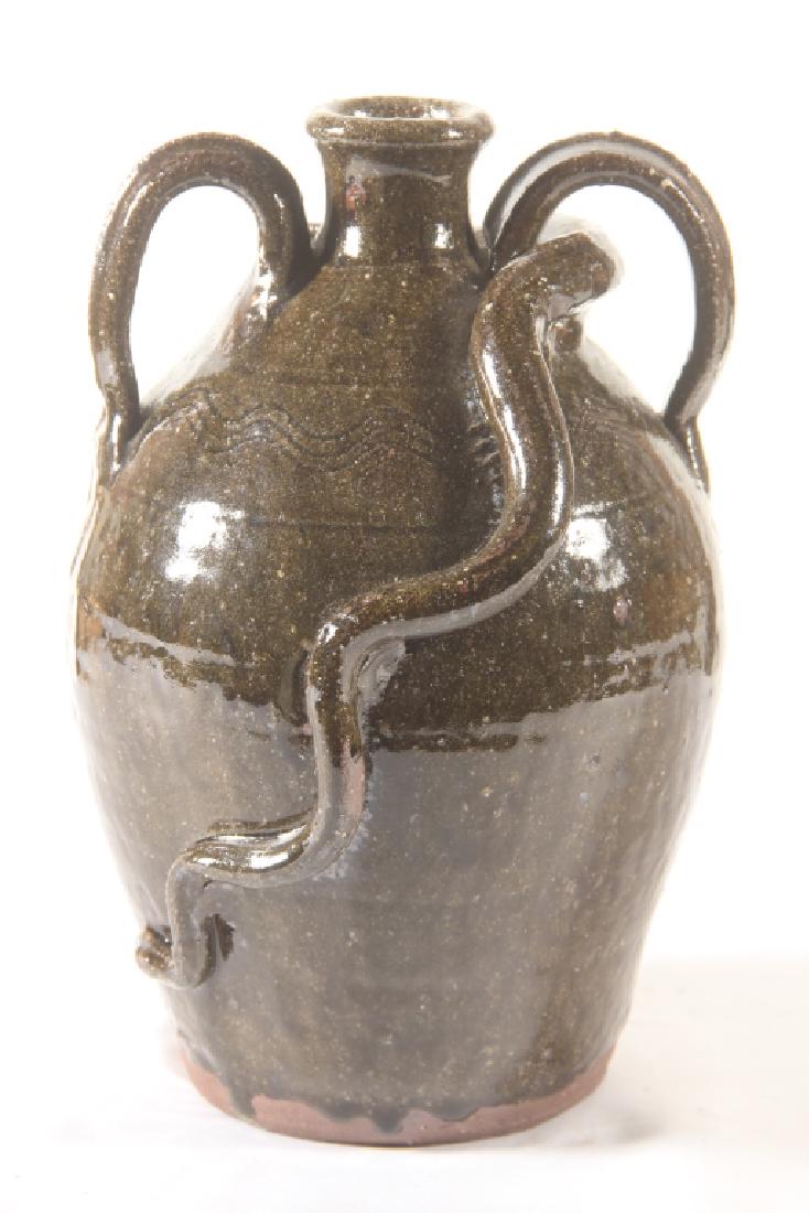 Southern Stoneware Snake Jug (1 of 4)