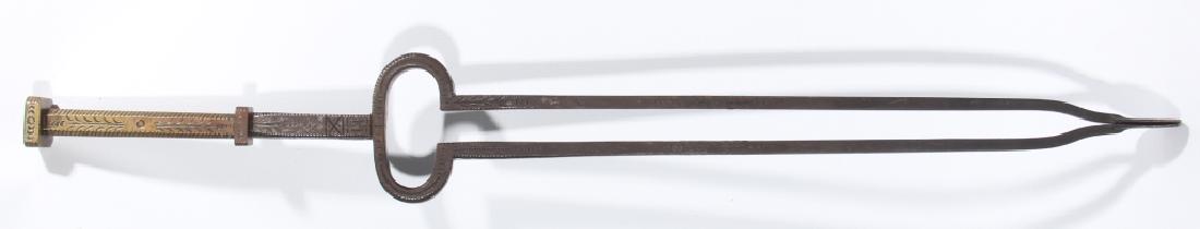 Quality Antique Wrought Iron Fire Tools (1 of 7)