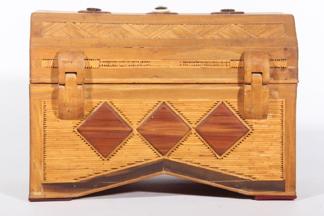 Folk or Tramp Art Custom Box (1 of 3)