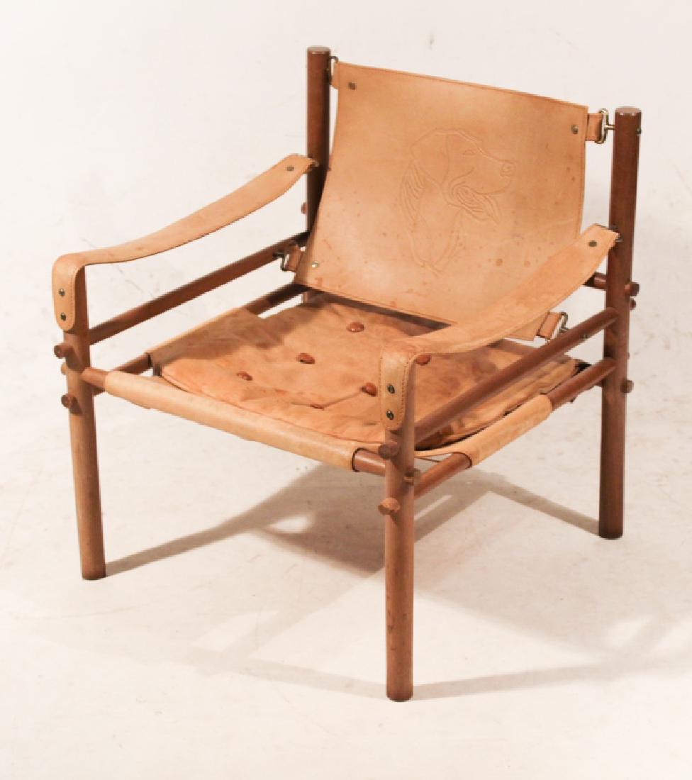 Mid Century Deco Strap Arm Chair (1 of 5)