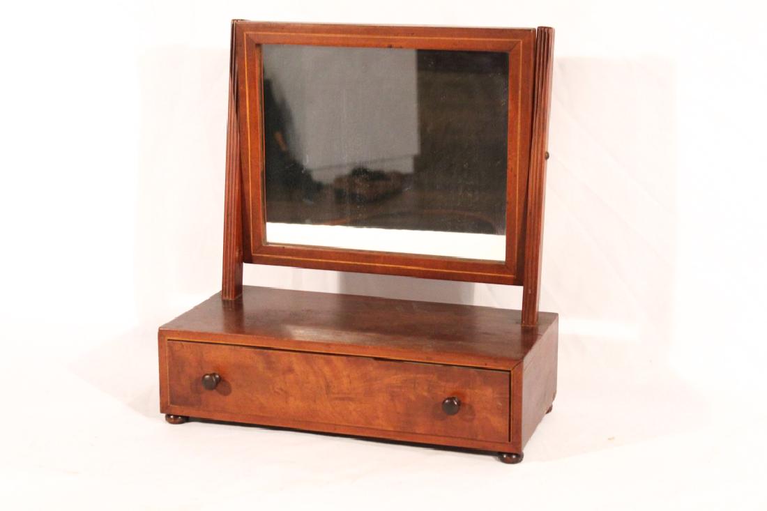 Federal Style Mahogany Dressing Mirror on Stand (1 of 3)