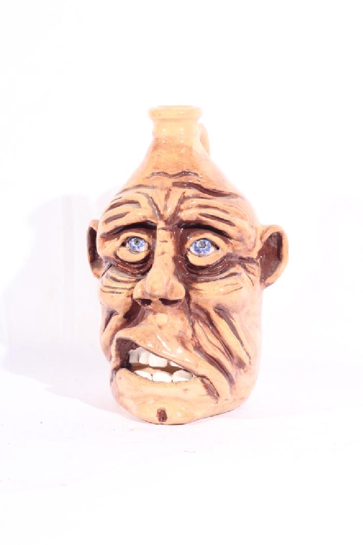 Rare Southern Stoneware Face Jug by Gary Dexter (1 of 4)