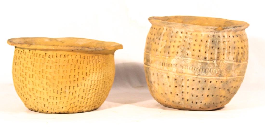 Two Southern Stoneware Pit Fired Jars by Dexter (1 of 1)