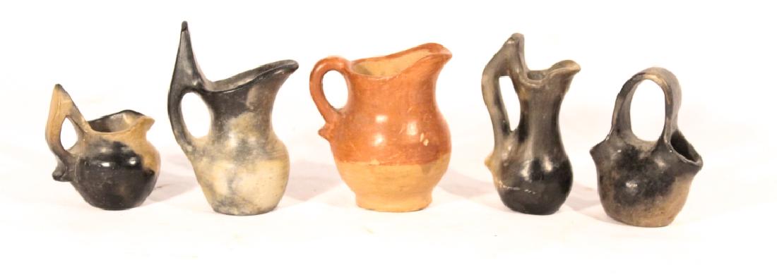 Group Native American Pottery Vessels