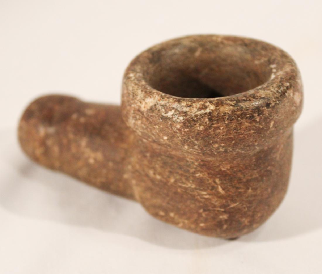 Native American Carved Stone Pipe (1 of 3)