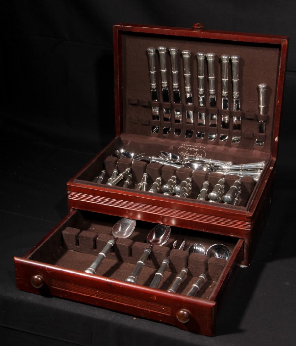 Kirk Art Deco Pewter Flatware Service for Eight (1 of 4)