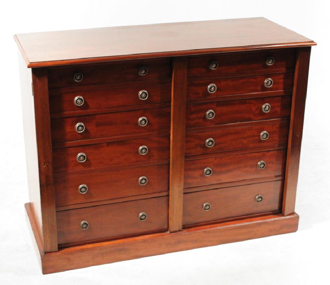 Regency Mahogany Chest or Silver Cabinet (1 of 5)