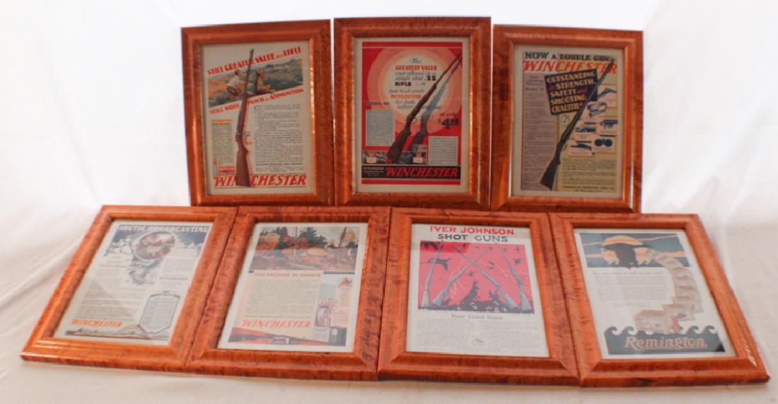 Framed Vintage Winchester Advertising Pieces (1 of 2)