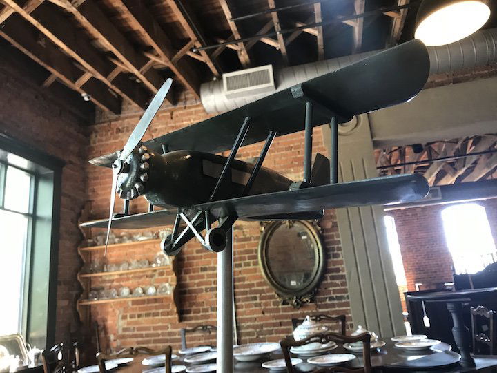 Earl Jones Folk Art Carved & Painted Air Craft (1 of 2)