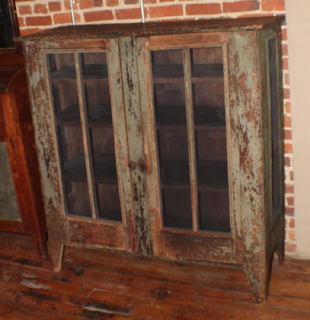 Southern Painted Poplar Pie Safe (1 of 2)