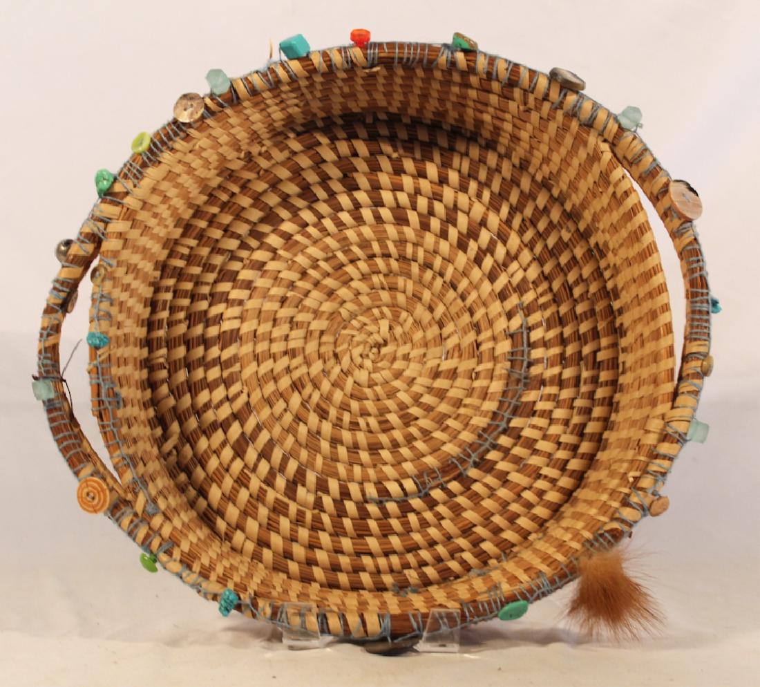 Southern Gullah Sweetgrass Woven Basket (1 of 1)