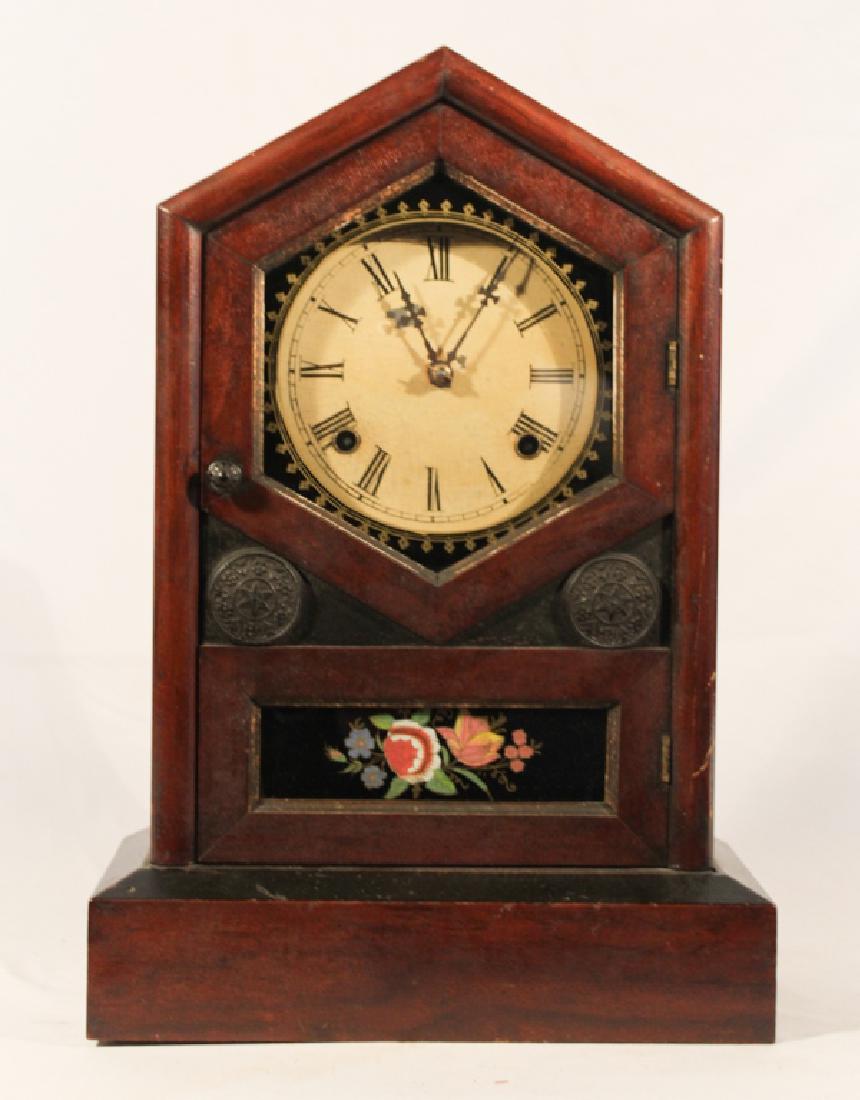 Jerome Mahogany Mantle Clock (1 of 1)