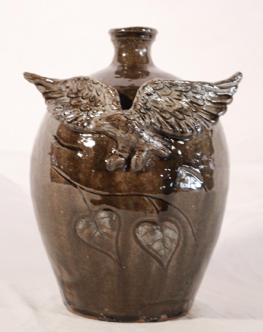 Southern Stoneware Figural Jug by Clint Alderman (1 of 1)
