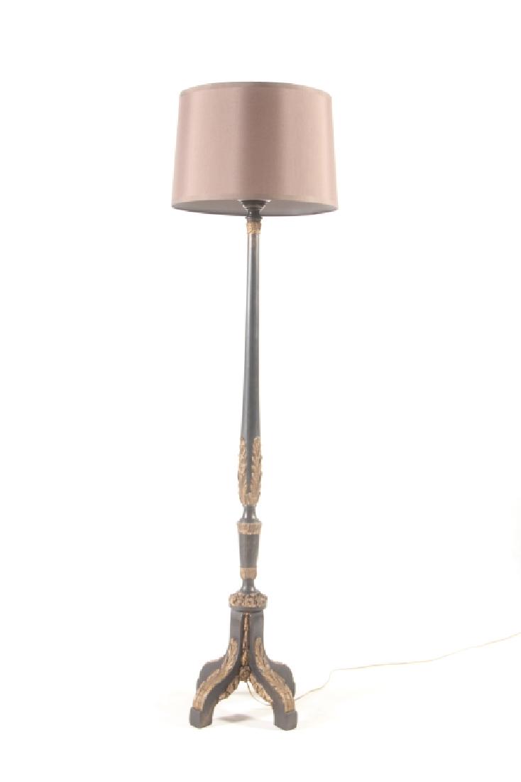 Carved & Gilt Floor Lamp in the Napoleonic Style (1 of 2)