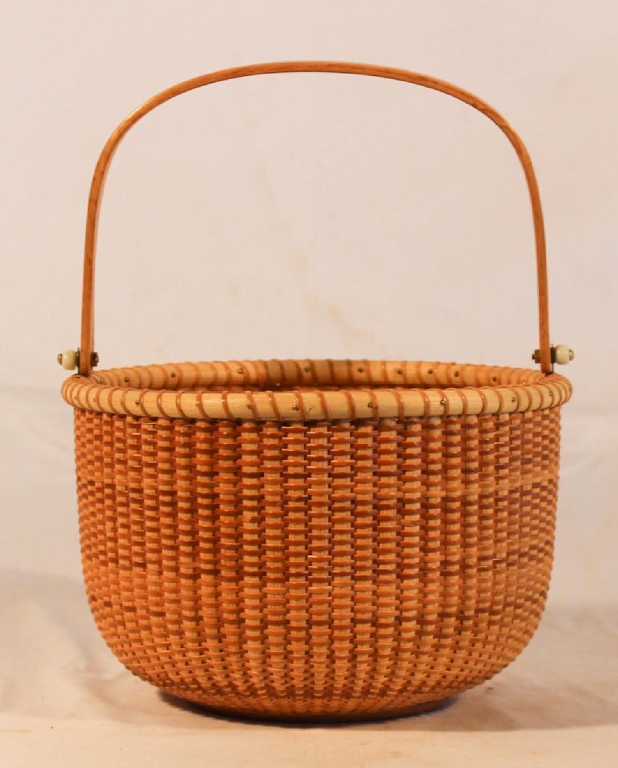 Vintage Nantucket Hand Woven Basket (1 of 1)