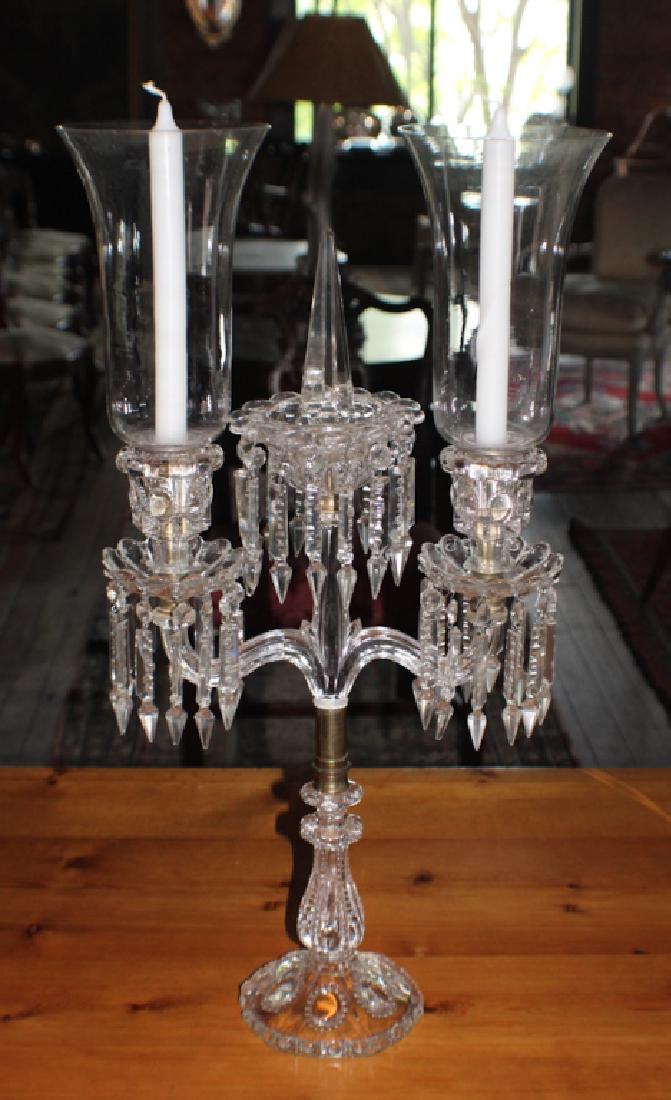 Striking Pressed Glass Candelabra (1 of 1)