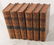 Set Antique Leather Bound Vols Works of John Adams