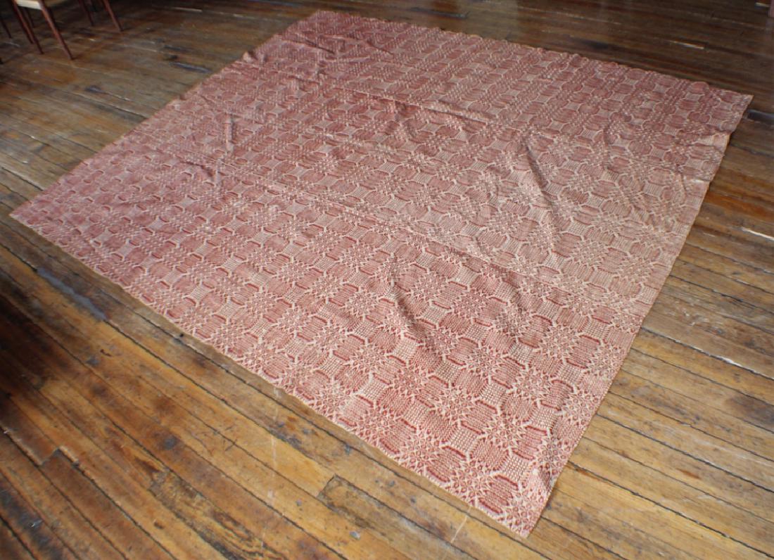 Large Antique American Woven Coverlet (1 of 3)
