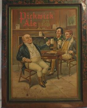 Vintage British Advertising Metal Ale Sign (1 of 1)