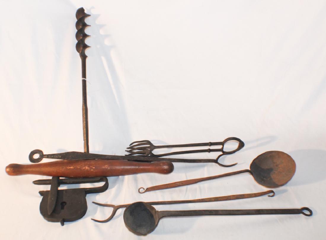 Collection Antique Iron Tools & Implements (1 of 1)