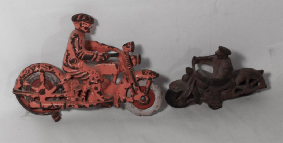 Two Vintage Metal Toy Motorcycles (1 of 1)