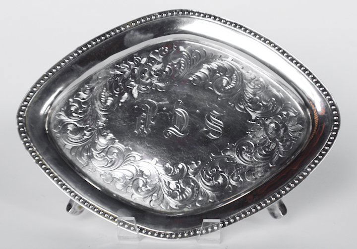 Southern Coin Silver Neoclassical Tray by Ewan (1 of 6)