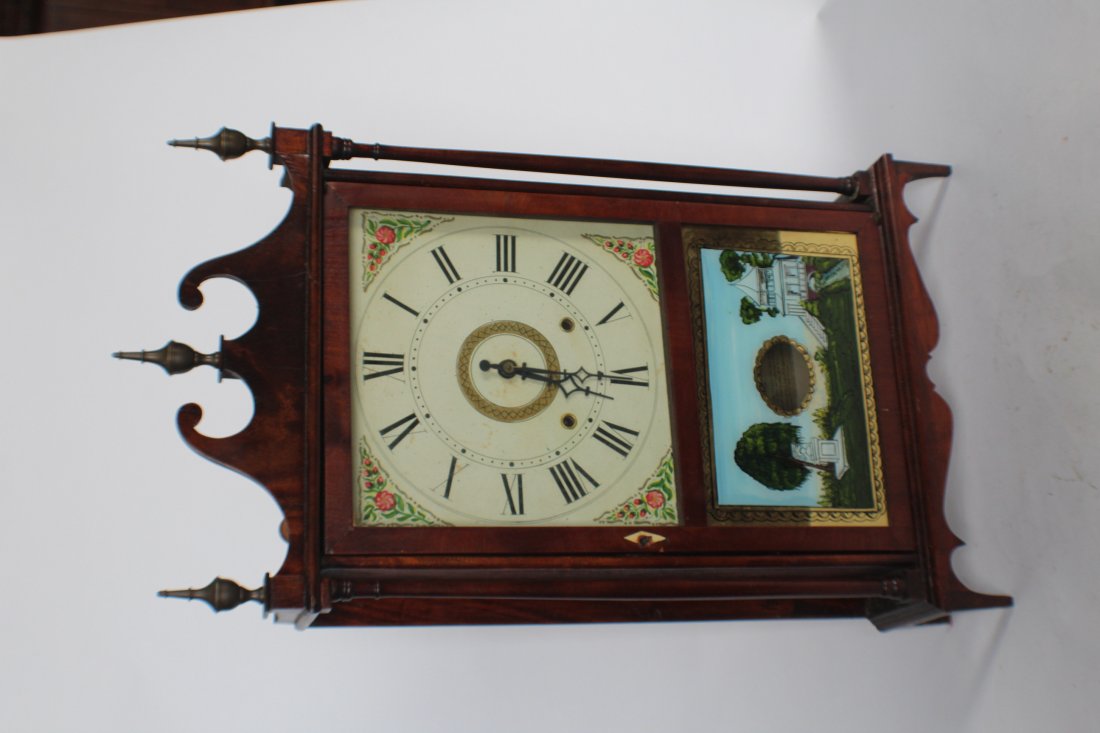 Federal Pillar & Scroll Clock by Eli Terry (1 of 6)