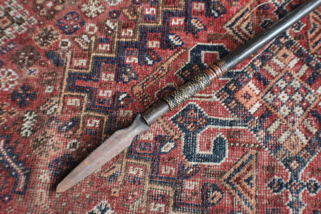 Antique Polynesian Wood Spear (1 of 3)