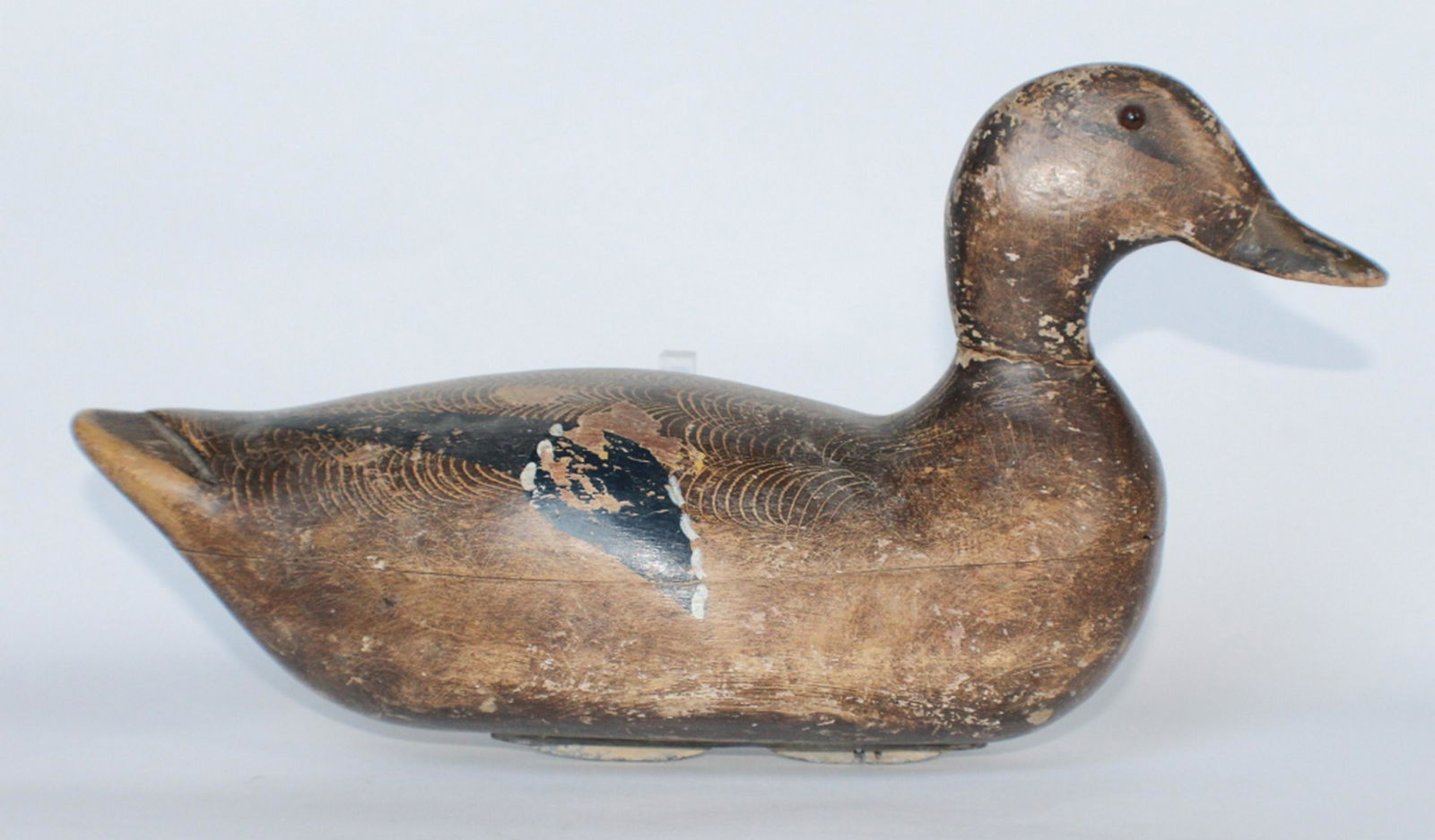 Antique Mason Factory Female Mallard Duck Decoy (1 of 3)