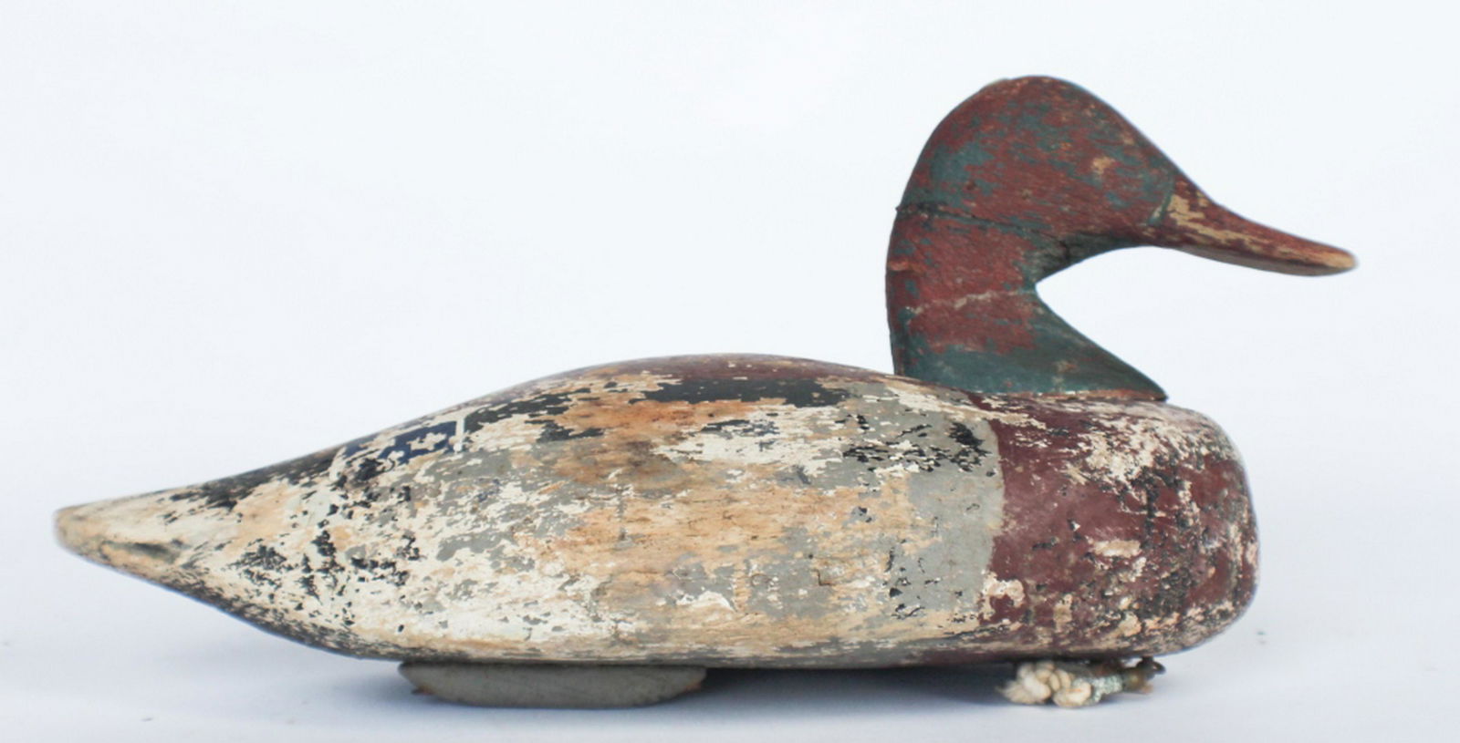 Antique Carved & Painted Mallard Duck Decoy (1 of 2)