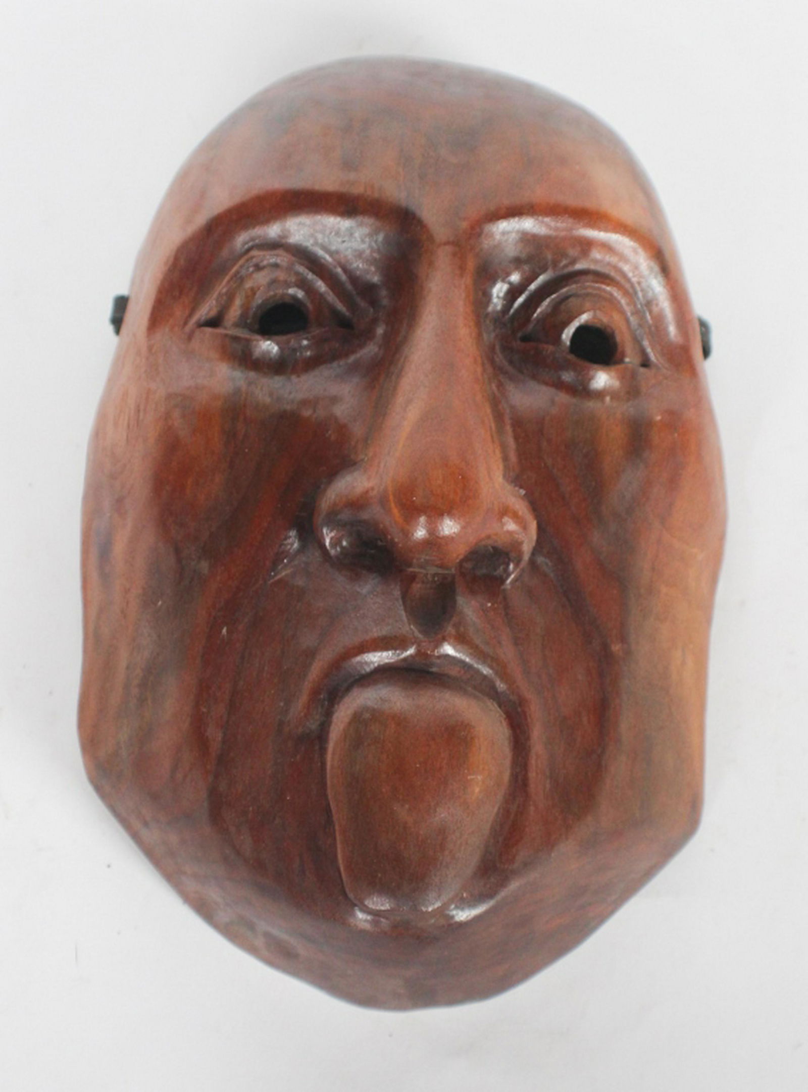 Cherokee Carved Wood Mask by Paul Hornbuckle (1 of 2)