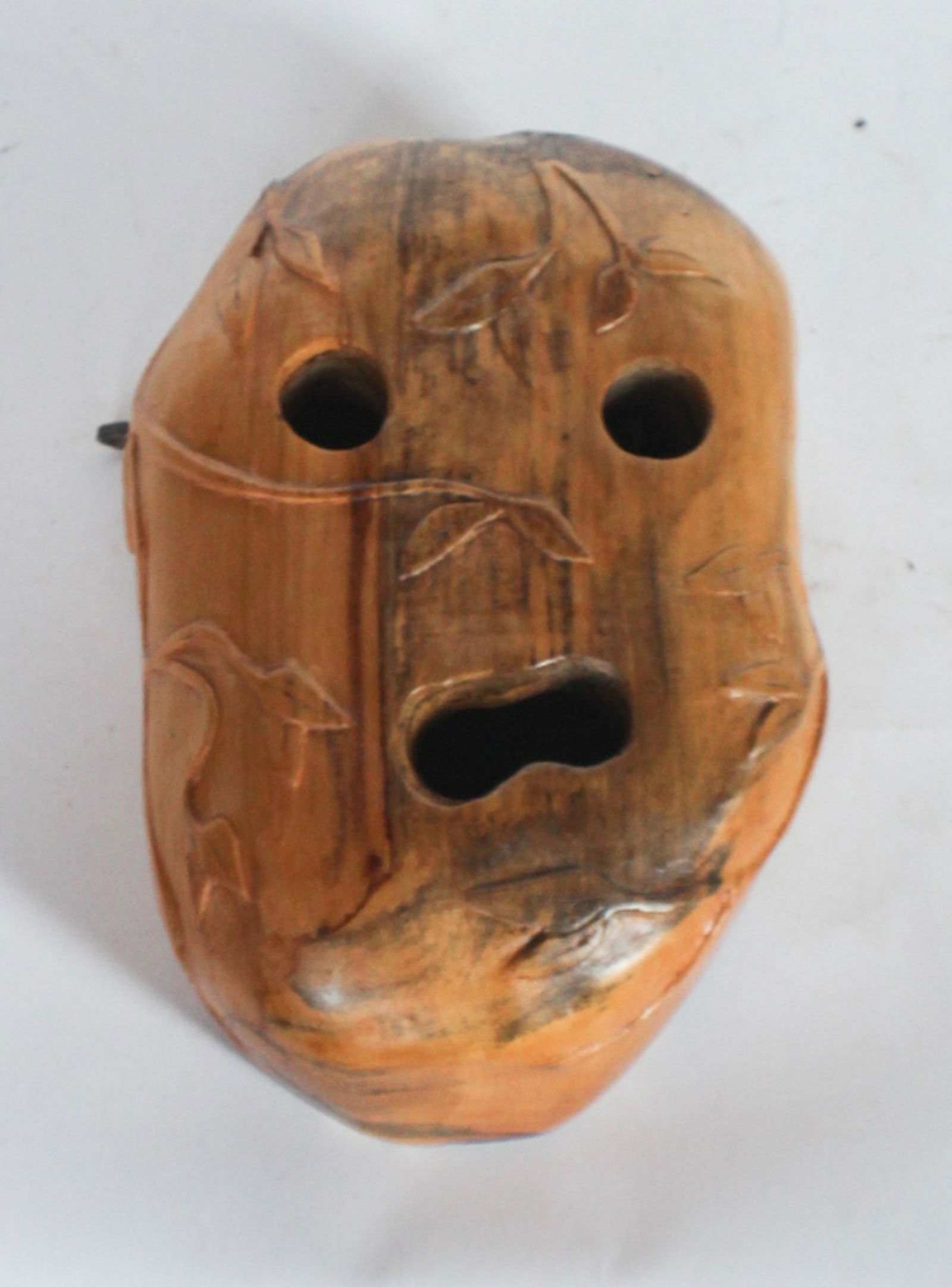 Cherokee Carved Wood Mask by Ben Groenewold II (1 of 2)