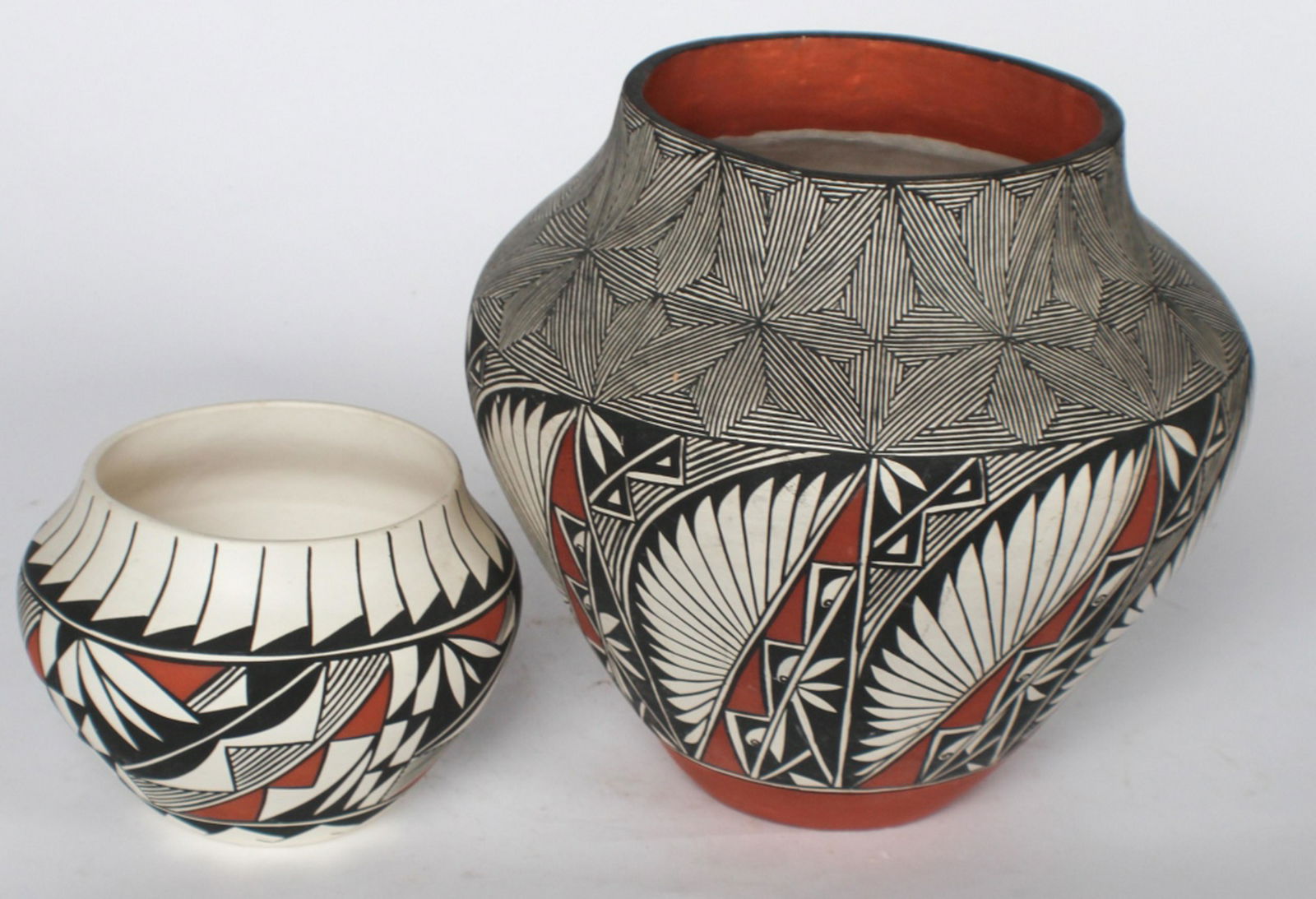 Native American Vintage Pottery Vessel by Acoma (1 of 1)