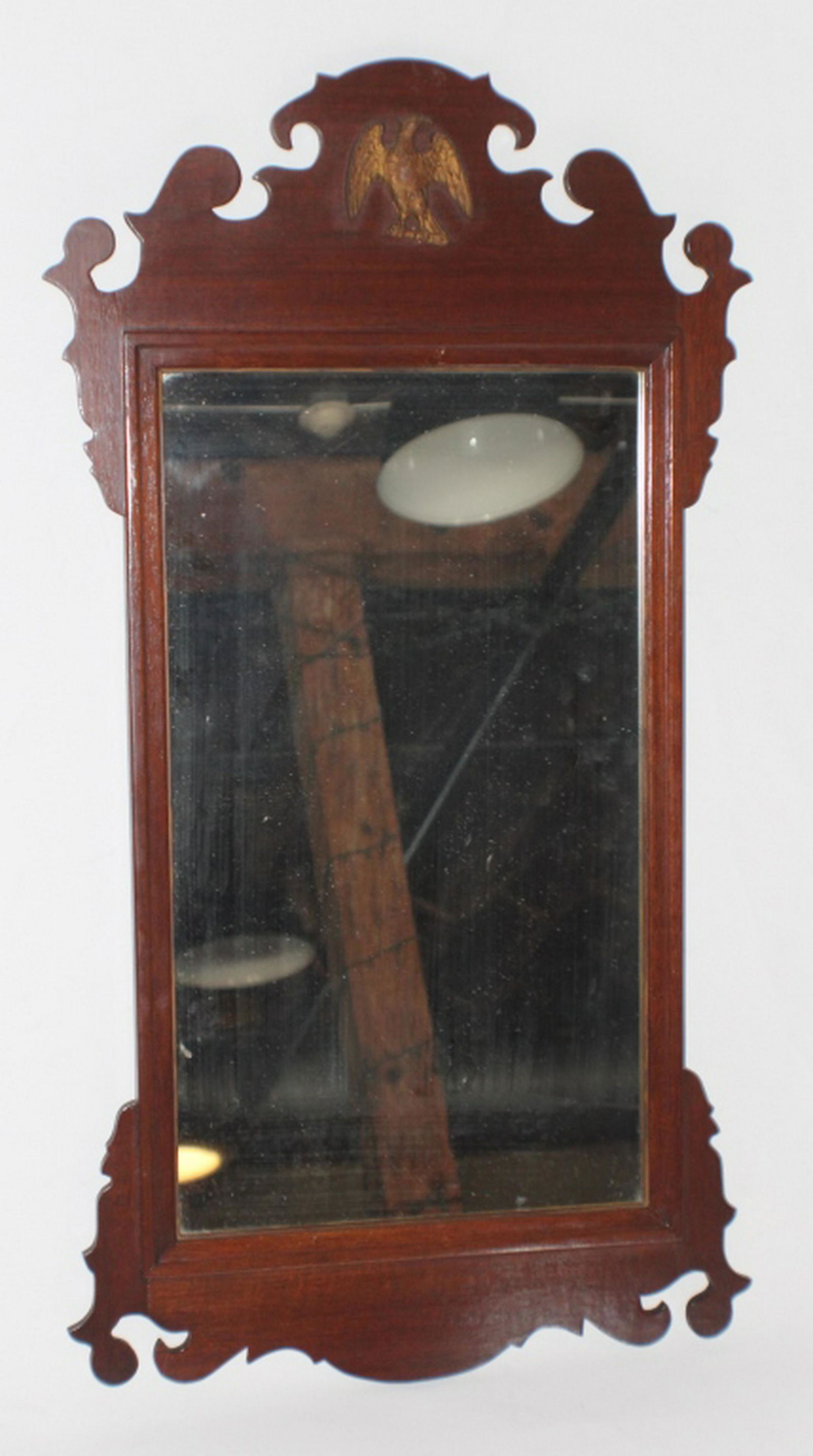 Federal Style Mahogany Gilt Mirror (1 of 2)