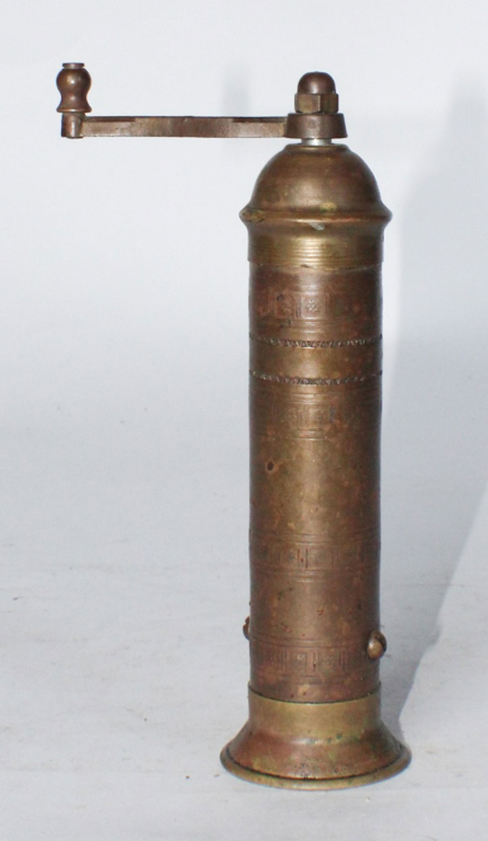 Antique Atlas Brass Pepper Mill (1 of 1)