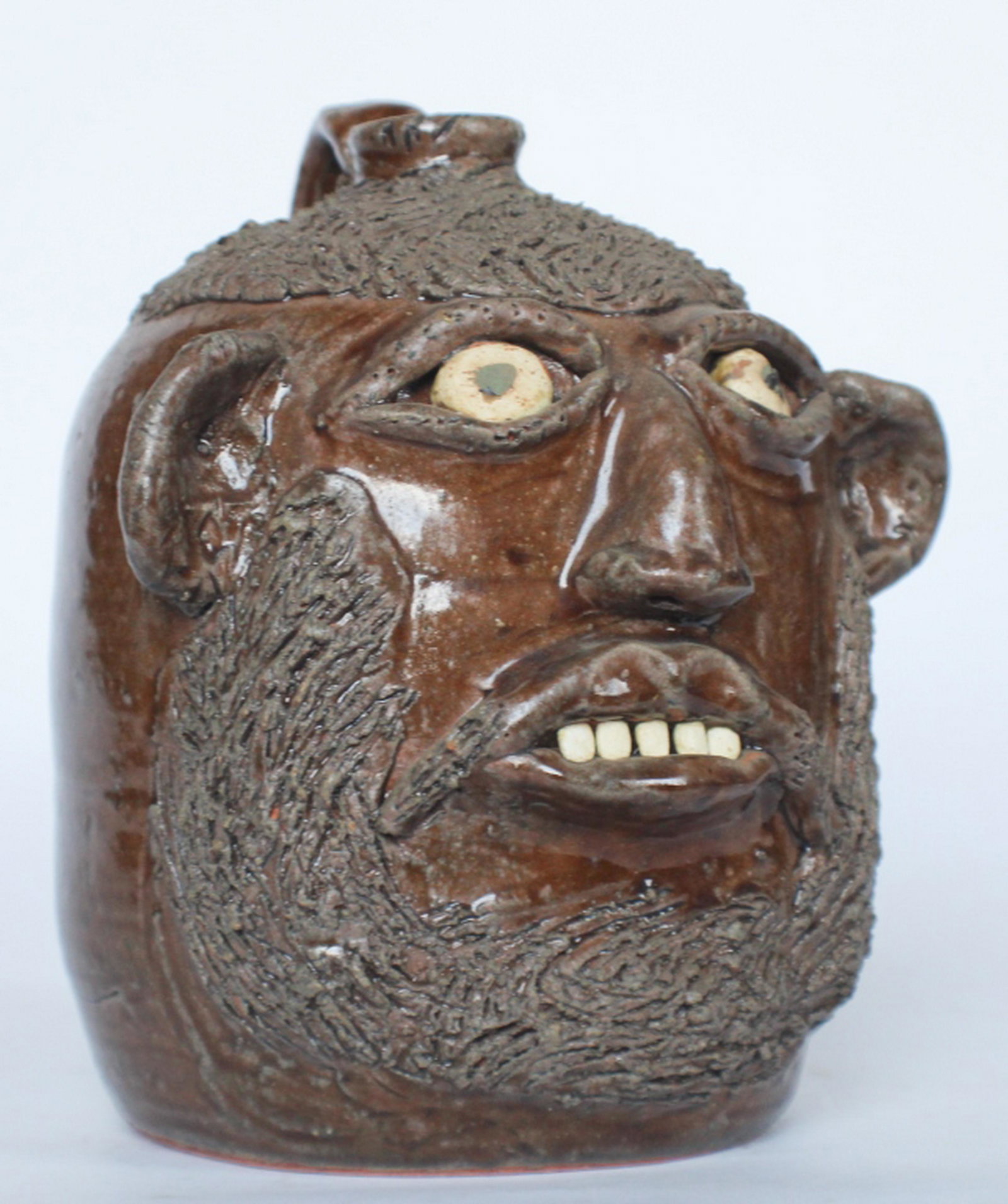 Southern Stoneware Face Jug by Flossie Meaders (1 of 3)