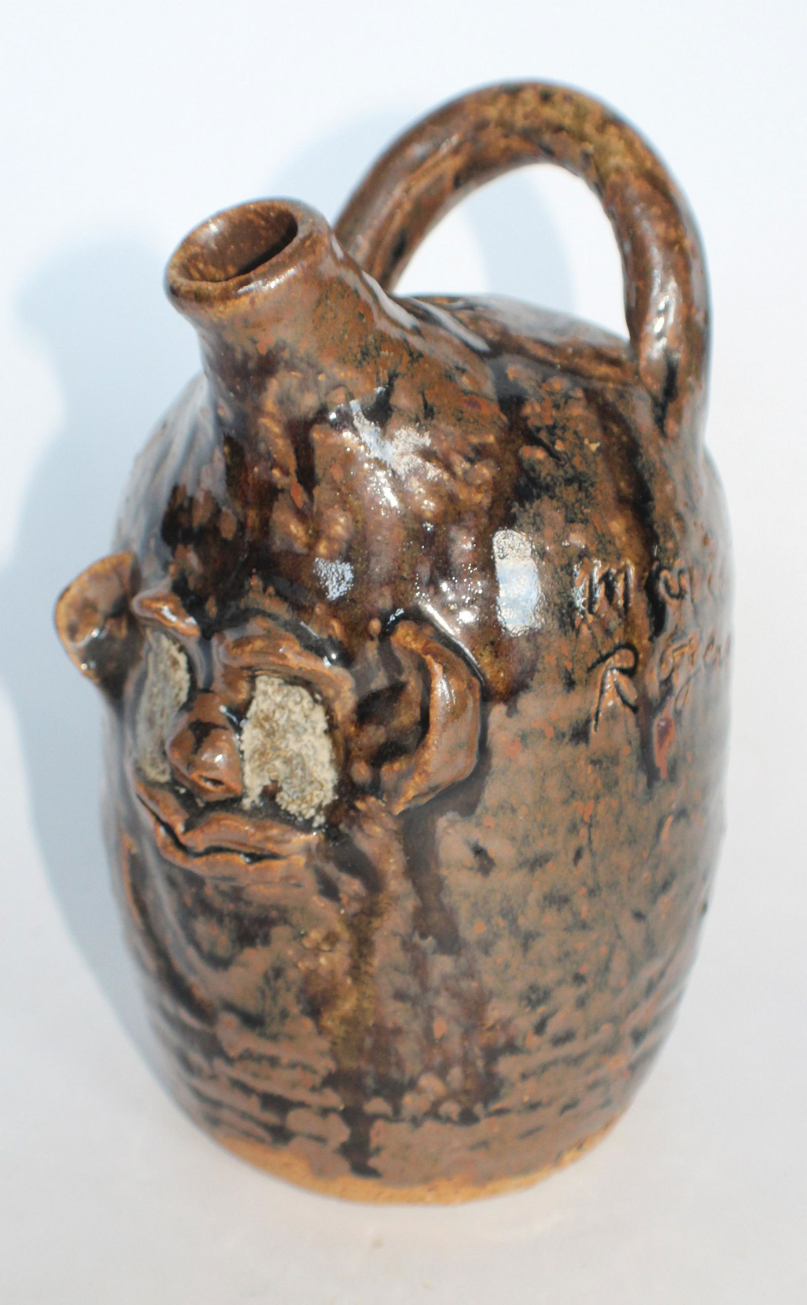 Southern Stoneware Face Jug by Marie Rogers (1 of 3)